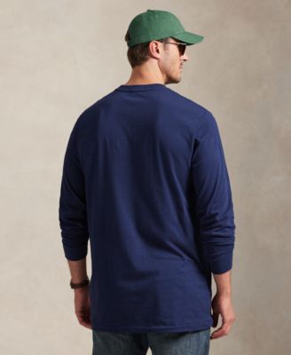 Men's Big & Tall Bear Print Long-Sleeve T-Shirt