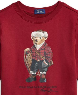 Boys' 2-7 Polo Bear Fleece Sweatshirt