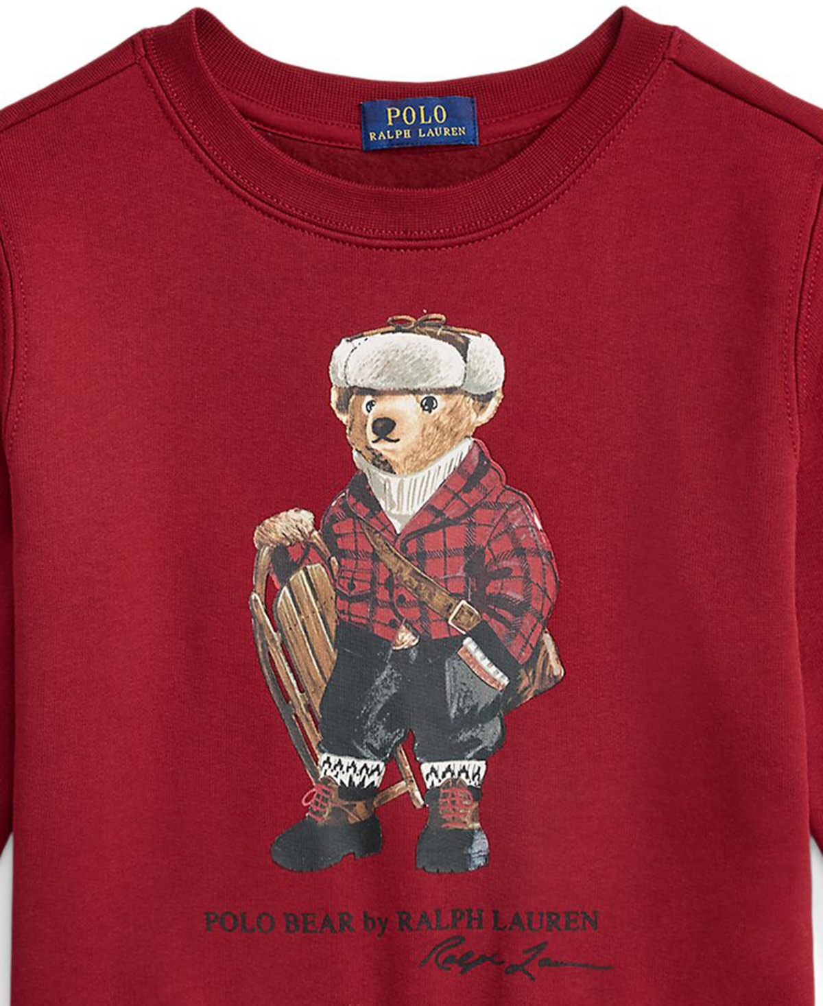 Polo Ralph Lauren Toddler and Little Boys Bear Fleece Sweatshirt