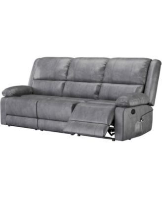 Recliner Couch with Massage&Heat Function, 3-Seat Wall Hunger Reclining Sofa