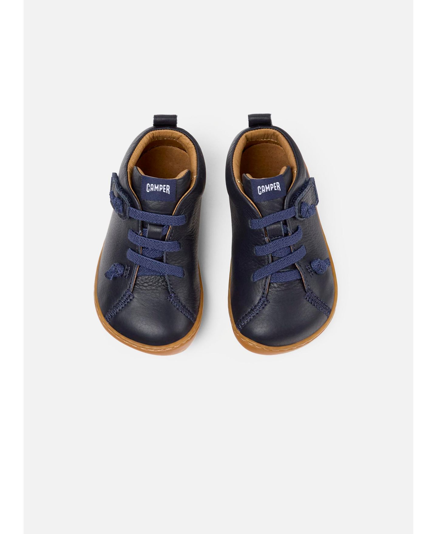 Ботинки Camper Peu Cami First Walker Leather Boots для малышей, цвет: Синий — фото 3