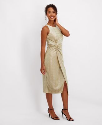 Women's Foiled Sleeveless Dress