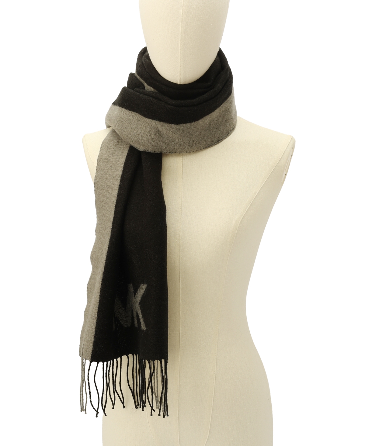 Michael Kors Men's Side Stripe Yarn Dye Scarf