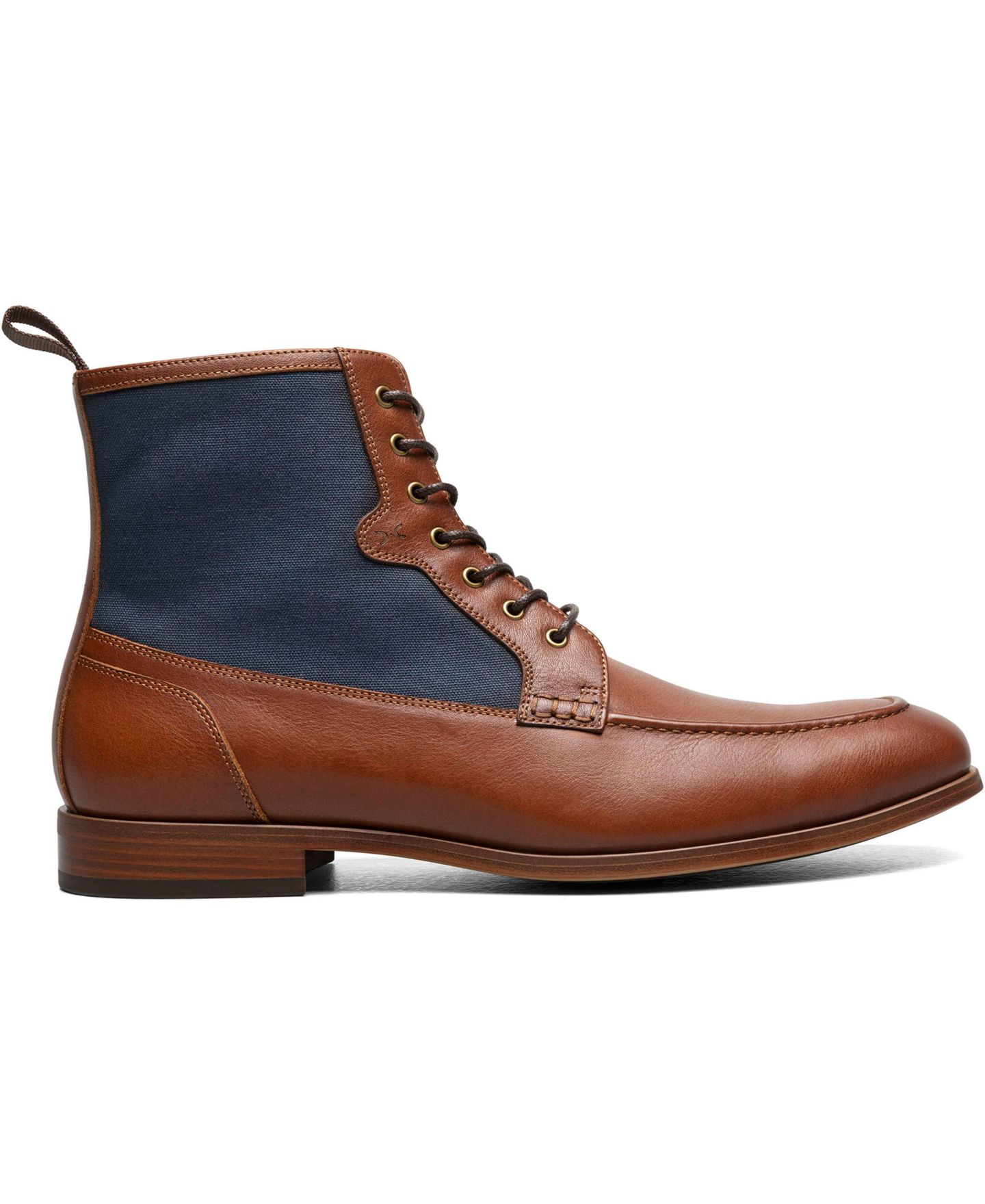 Мужские ботинки Stacy Adams Brumley Round Toe Lace, цвет: Рыжевато-коричневый разноцветный — фото 2