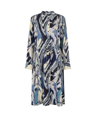 Women's MaNeile Long Sleeve Waist Belt Dress