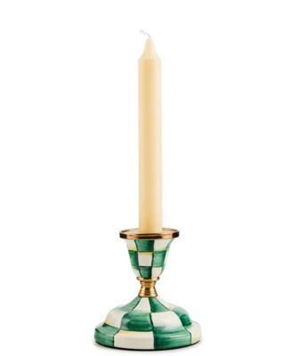 Emerald Check Short Candlestick