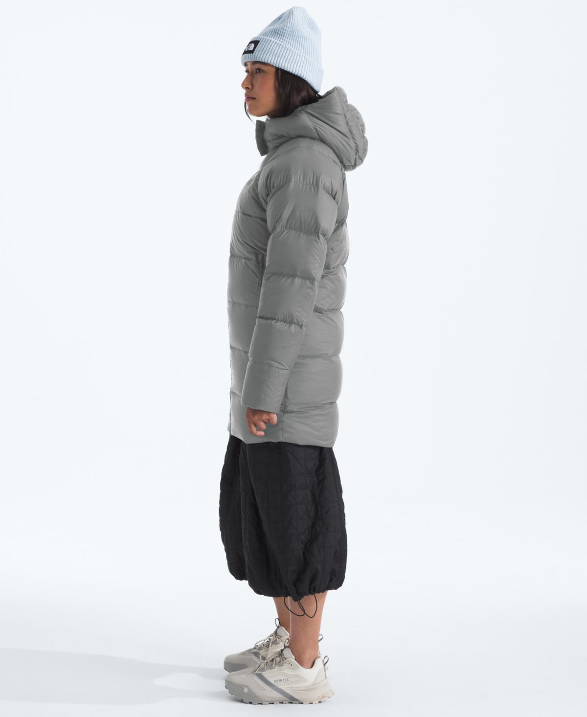 The North Face Hydrenalite™ City Down Hooded Parka In Gray