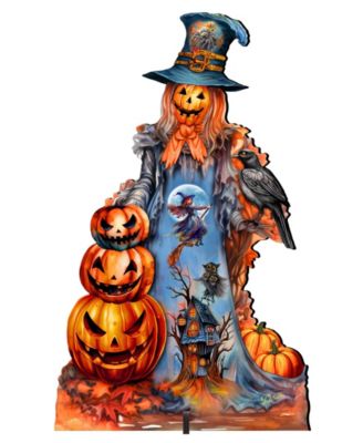 Pumpkin Scarecrow Outdoor D&eacute;cor
