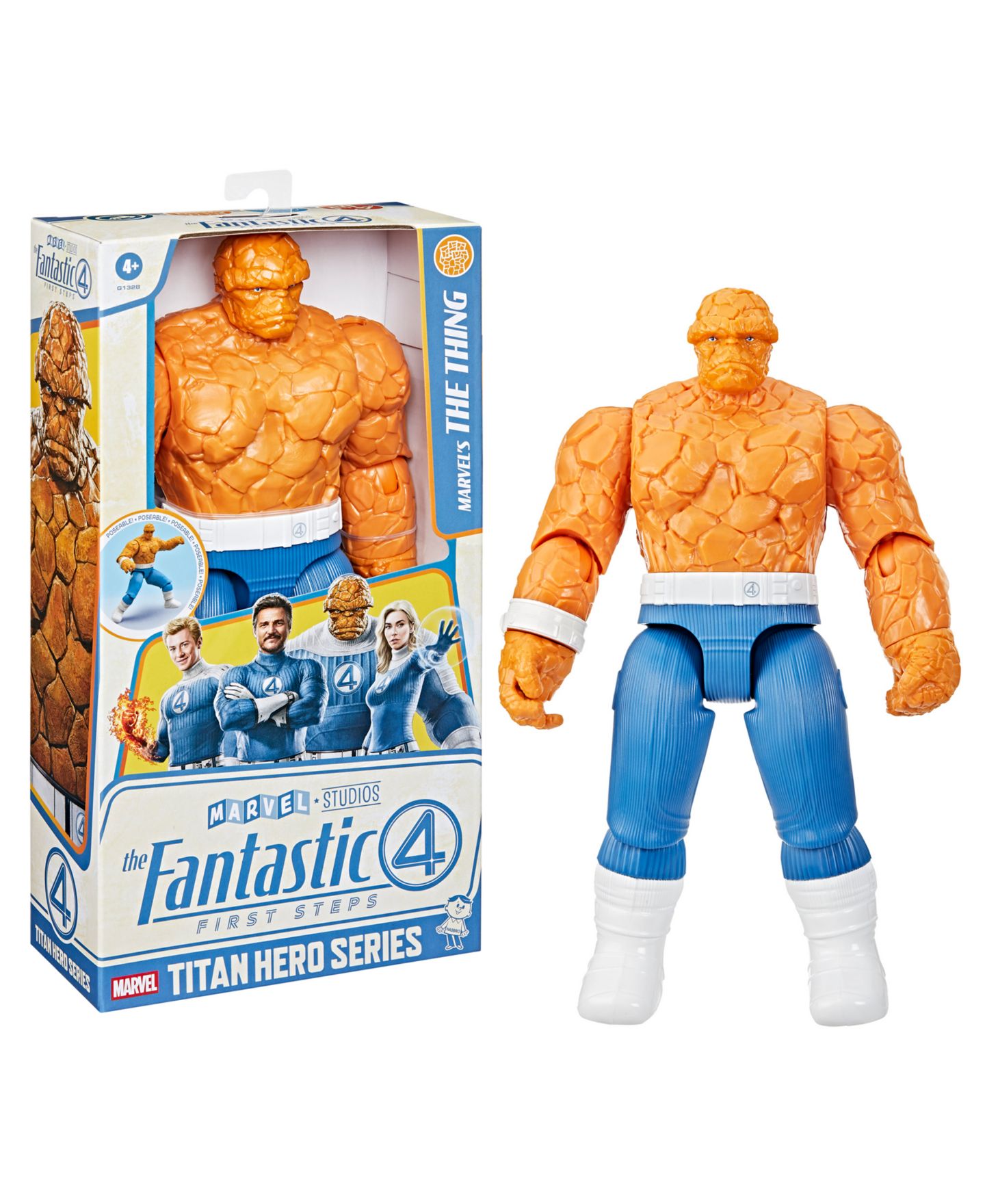 Детская фигурка Hasbro Marvel Titan Hero Series The Fantastic Four: First Steps Marvel's The Thing Action Figure — фото 1