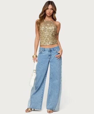 Women's Pasha Sequin Tank Top