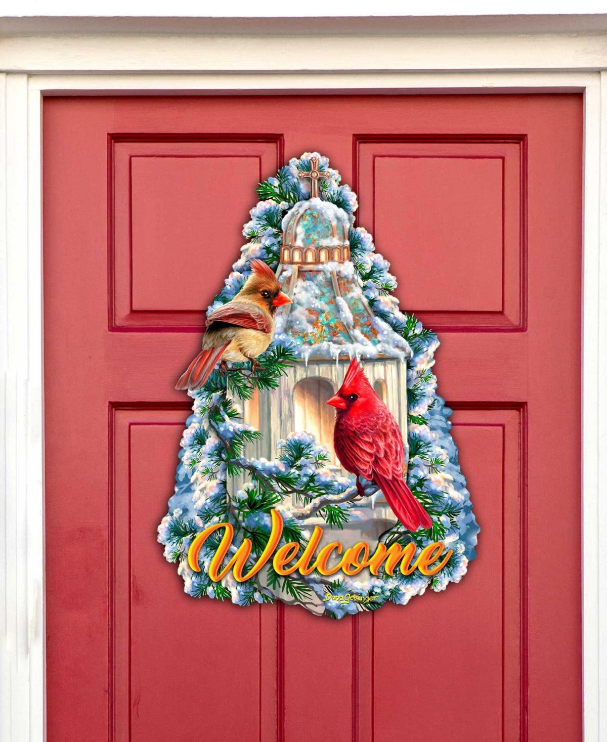 Designocracy Little Cardinal Chapel Decor D.gelsinger In Multi