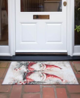 Holiday Washable Indoor/Outdoor ACN1808 1'8"x2'6" Area Rug