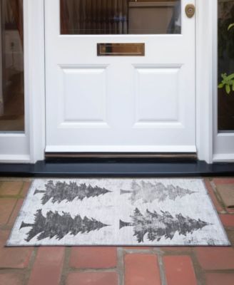 Holiday Washable Indoor/Outdoor ACN1811 1'8"x2'6" Area Rug