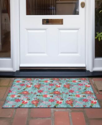 Holiday Washable Indoor/Outdoor ACN1822 1'8"x2'6" Area Rug