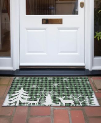 Holiday Washable Indoor/Outdoor ACN1824 1'8"x2'6" Area Rug