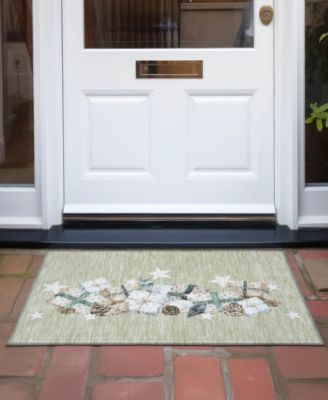 Holiday Washable Indoor/Outdoor ACN1825 1'8"x2'6" Area Rug