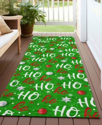 Holiday Washable Indoor/Outdoor ACN1810 2'3"x7'6" Runner Area Rug