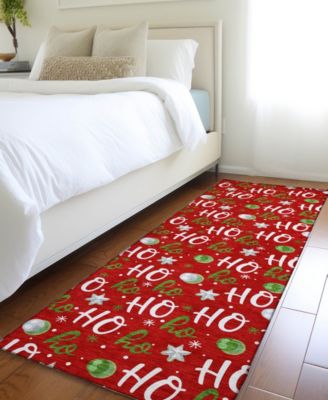 Holiday Washable Indoor/Outdoor ACN1810 2'3"x7'6" Runner Area Rug