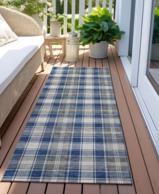 Holiday Washable Indoor/Outdoor ACN1817 2'3"x7'6" Runner Area Rug