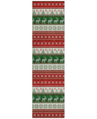 Addison - Holiday Washable Indoor/Outdoor ACN1818 Runner Area Rug