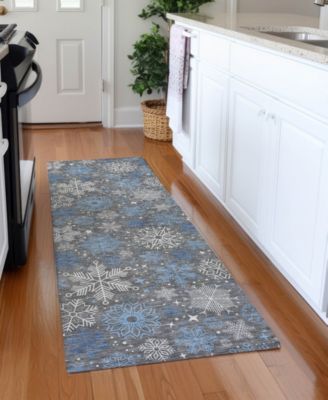 Holiday Washable Indoor/Outdoor ACN1823 2'3"x7'6" Runner Area Rug