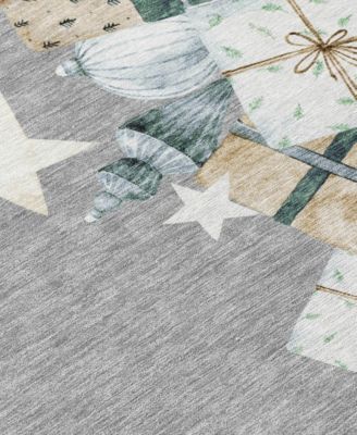 Holiday Washable Indoor/Outdoor ACN1825 2'3"x7'6" Runner Area Rug