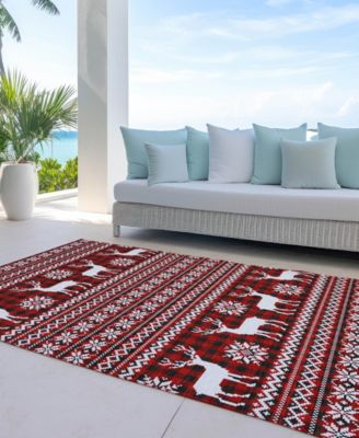 Holiday Washable Indoor/Outdoor ACN1820 2'6"x3'10" Area Rug