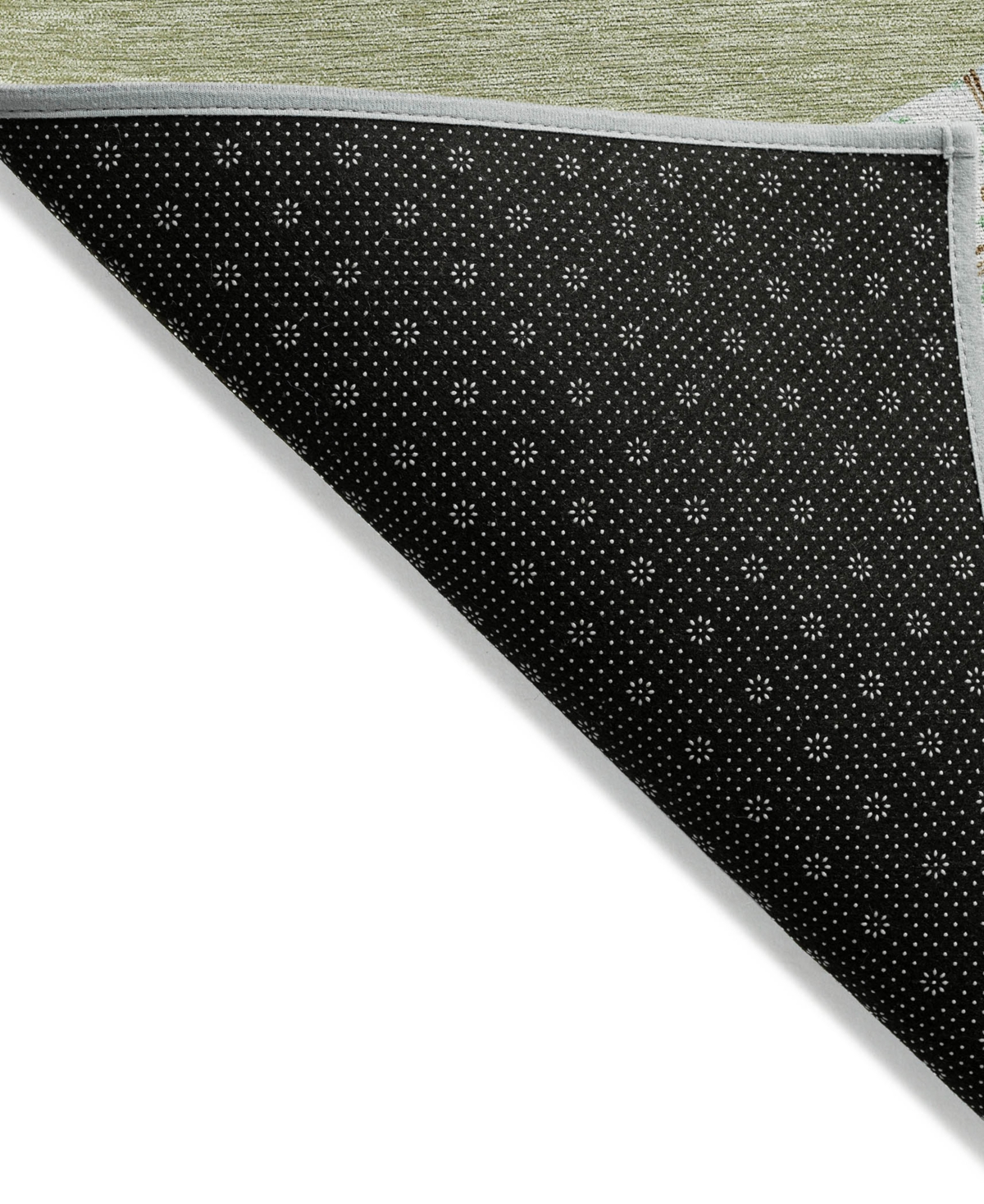 Addison Holiday Washable Indoor/outdoor Acn1825 8'x8' Round Area Rug In Green