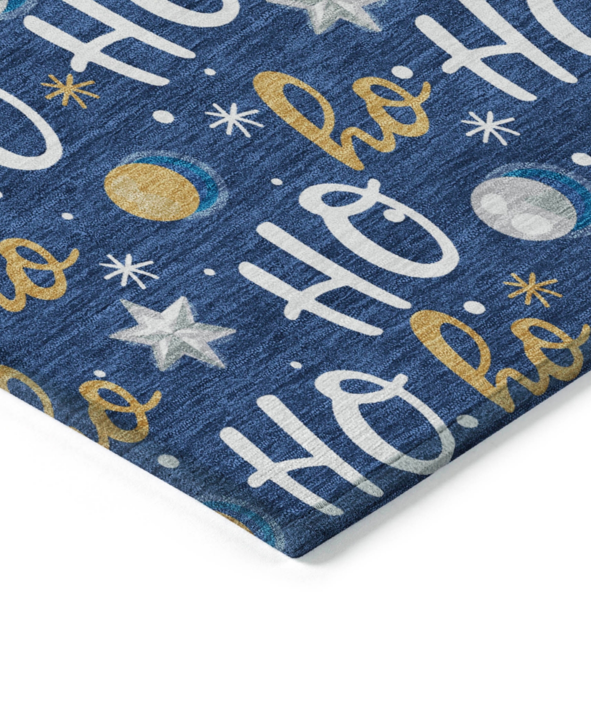 Addison Holiday Washable Indoor/outdoor Acn1810 8'x10' Area Rug In Blue