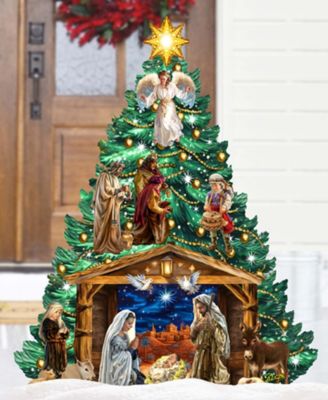 Nativity Christmas Tree Garden Indoor D&eacute;cor