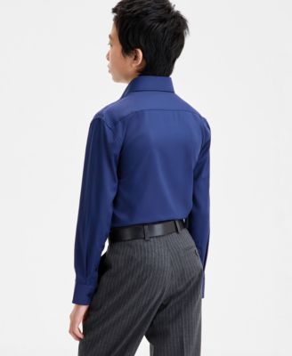 Michael Kors Boys' 8-20 Long-Sleeve Dress Shirt