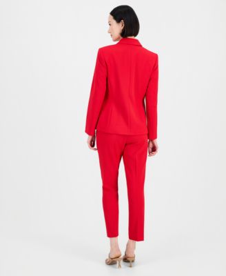 Women's One-Button Pantsuit Set