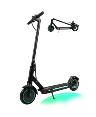 8.5 Inch Foldable Electric Scooter with 350W Motor, 22-Mile Range & Dual Brakes | Colorful LED Lights for a Stylish Night Ride