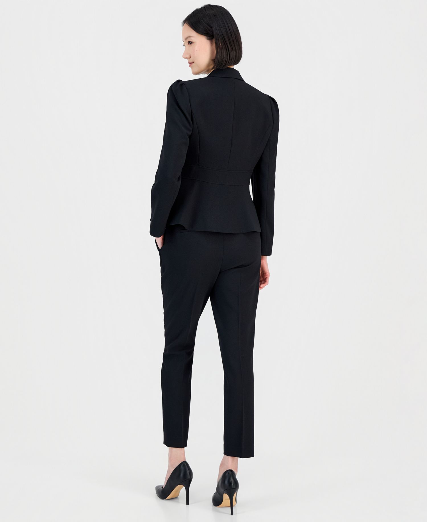 Belted Wrap Pant Suit Set