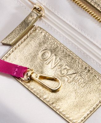 Harlaa Metallic Medium Shoulder Bag, Exclusively at Macy's