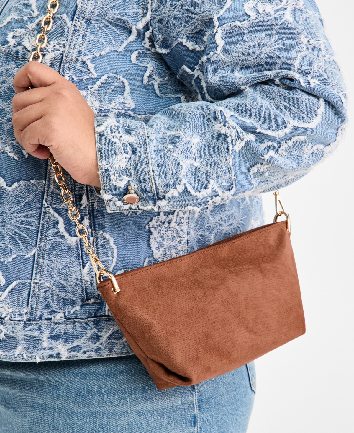 On 34th Harlaa Medium Shoulder Bag, Exclusively At Macy's In Brown