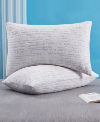 Adjustable Support Shredded Memory Foam 2-Pack Pillow, King
