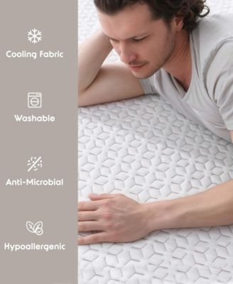Copper Hypoallergenic Waterproof Cooling Mattress Protector, King
