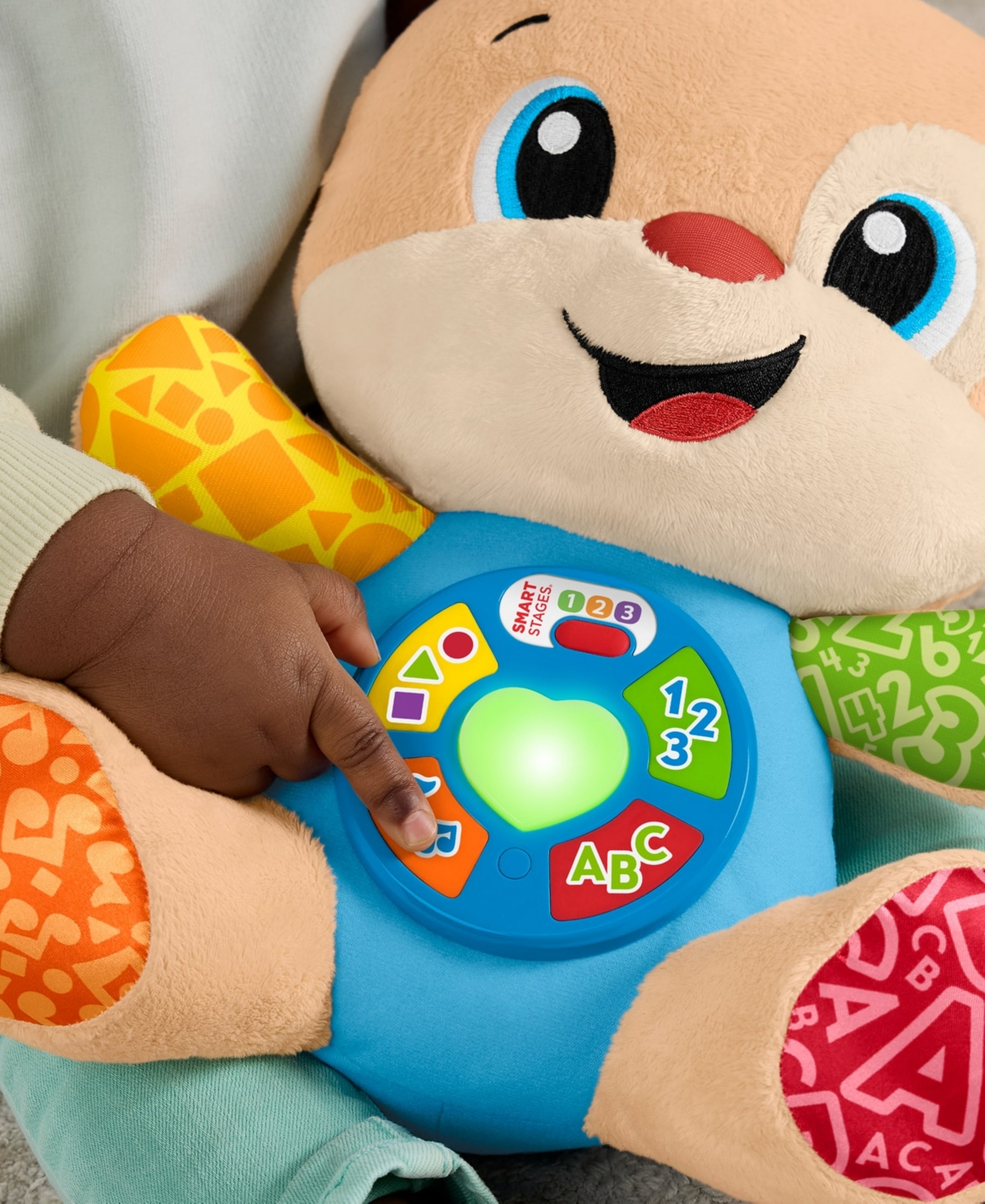Fisher Price Laugh And Learn Smart Stages Puppy Plush Musical Learning Toy In Multi