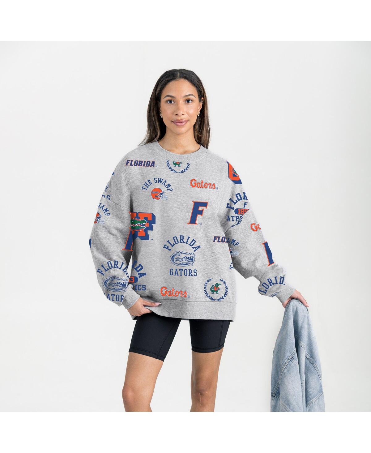 Gameday Couture Women's Gray Florida Gators Always On Repeat Fleece Sweatshirt In Gray
