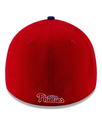 Men's Red Philadelphia Phillies 2025 MLB Postseason Side Patch 39THIRTY Flex Hat