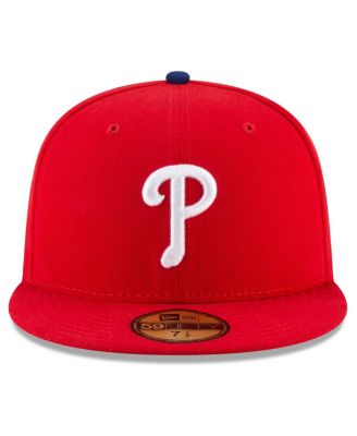 Men's Red Philadelphia Phillies 2025 MLB Postseason Side Patch 59FIFTY Fitted Hat