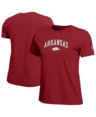 Champion - Women's Cardinal Arkansas Razorbacks Arched Over Logo T-shirt