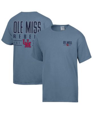 Comfortwash - Men's Blue Ole Miss Rebels Big Name T-Shirt