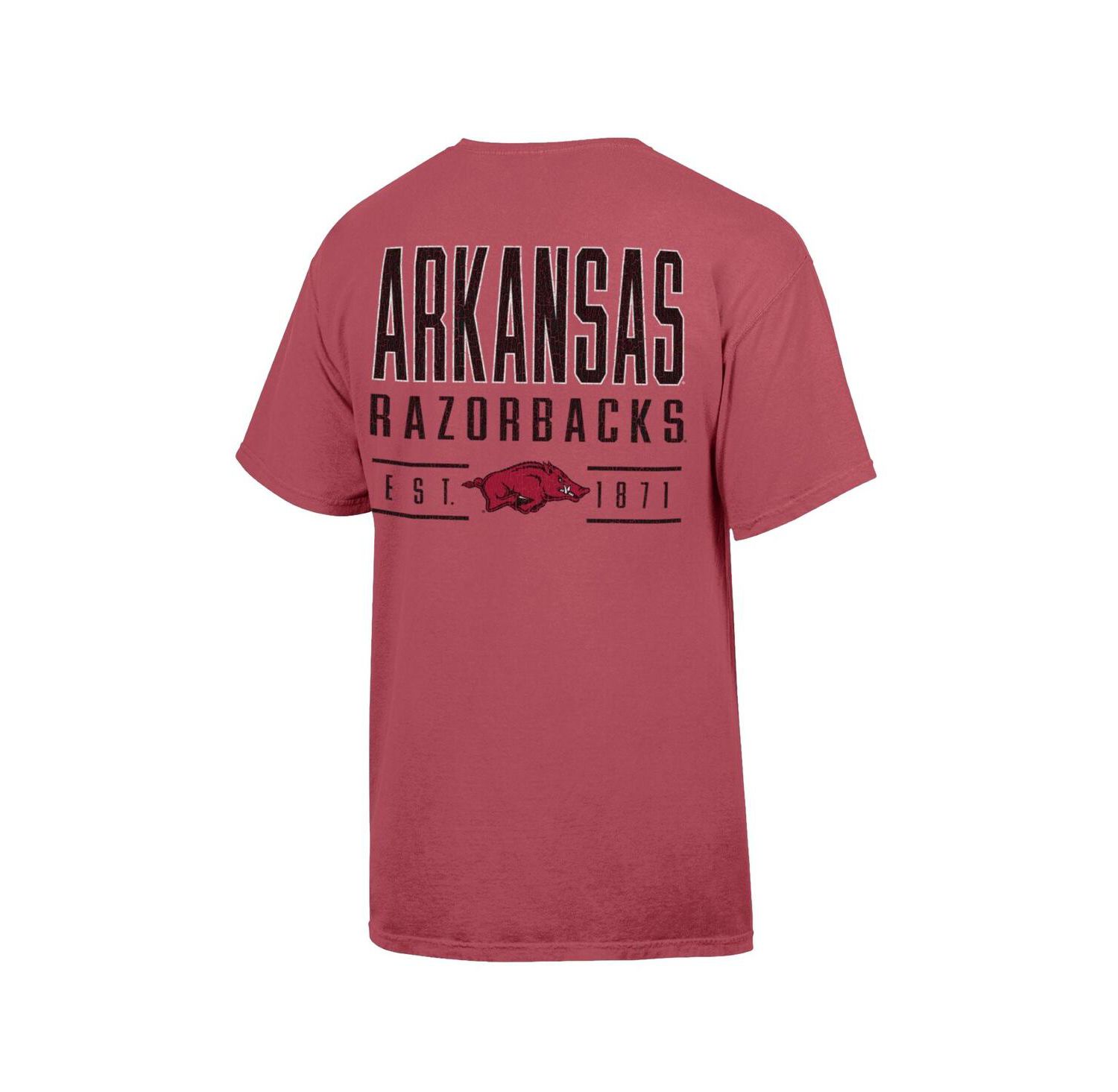 Men's Cardinal Arkansas Razorbacks Big Name T-Shirt