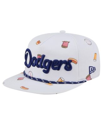 New Era - Men's White Los Angeles Dodgers Team Cheer Rope 19TWENTY Adjustable Hat