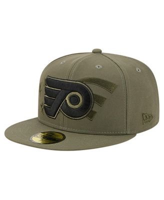 New Era - Men's Olive Philadelphia Flyers Military Appreciation Flag 59FIFTY Fitted Hat