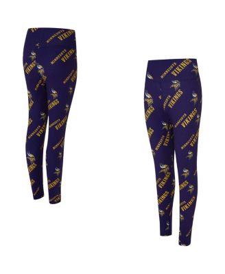 Concepts Sport - Women's Purple Minnesota Vikings Mosaic Allover Print Leggings