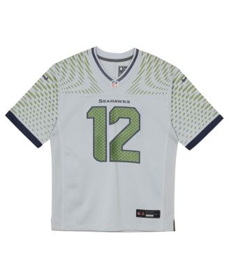 Preschool 12s Wolf Gray 2025 Rivalries Collection Game Jersey
