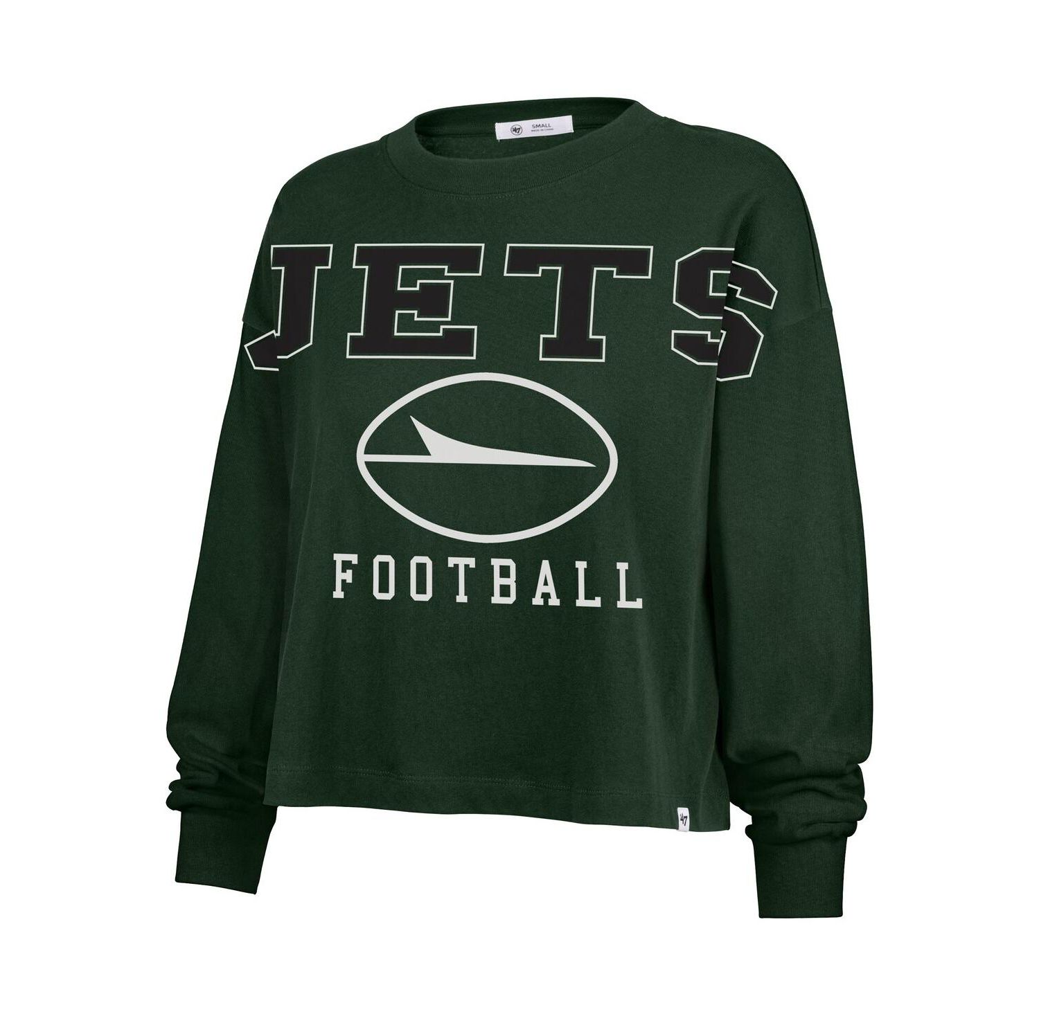 Women's Green New York Jets Outreach City Oversized Long Sleeve T-Shirt